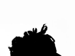silhouette of black male